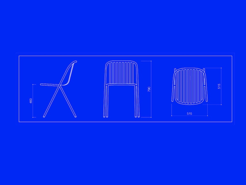 /Tuby, la versátil silla de Alessandro Stabile para Belca. Acero tubular a otro nivel