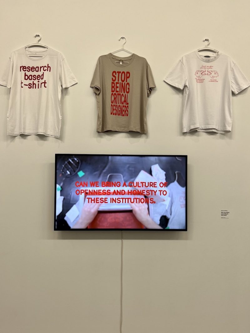 Afonso de Matos y el Diseño Crítico en la pasada semana del diseño neerlandés