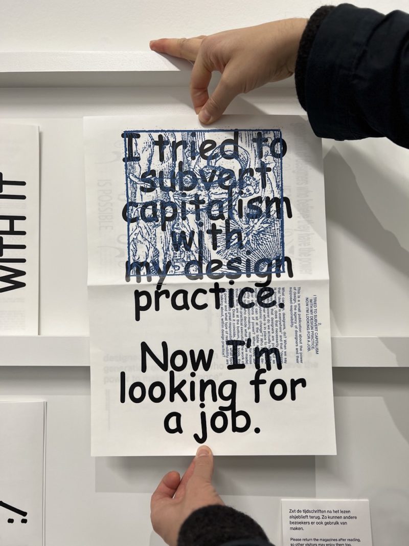 Afonso de Matos y el Diseño Crítico en la pasada semana del diseño neerlandés
