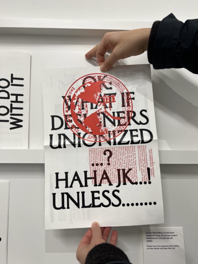 Afonso de Matos y el Diseño Crítico en la pasada semana del diseño neerlandés