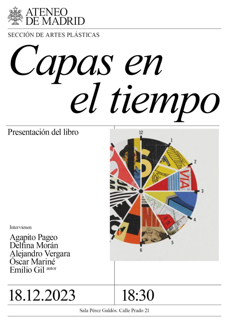 Emilio Gil presenta en Madrid su libro Capas en el tiempo