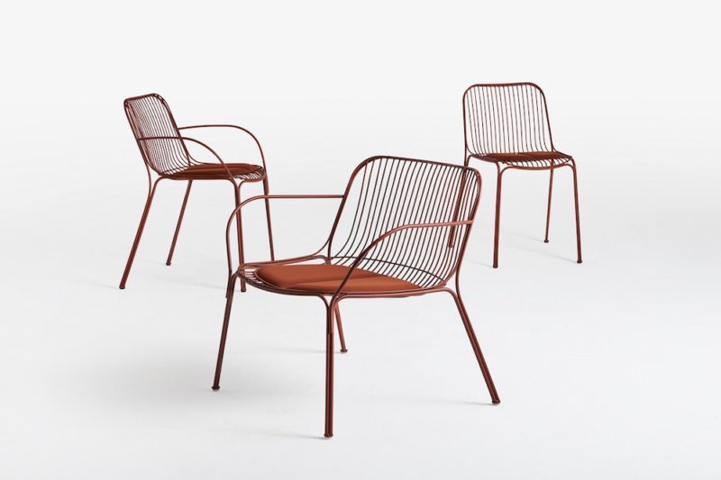 HiRay, acero y sofisticación en el mobiliario outdoor de Ludovica Serafini y Roberto Palomba