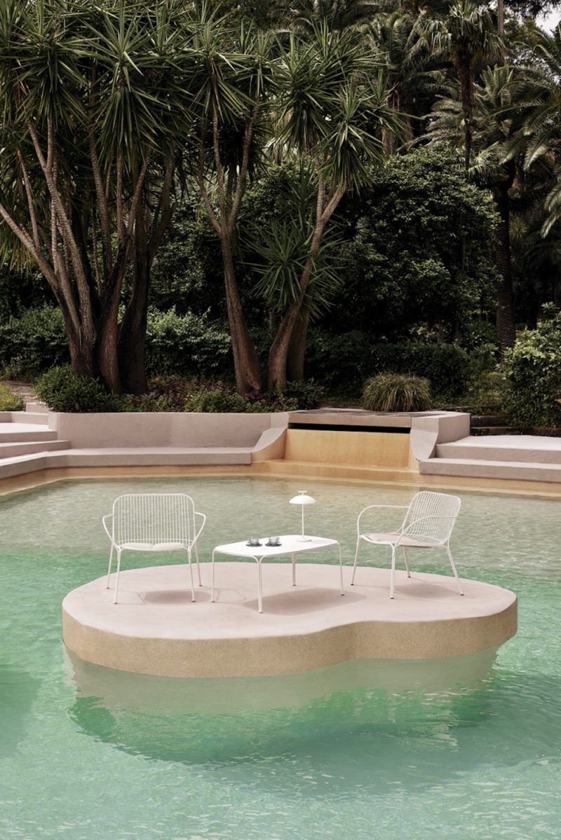 HiRay, acero y sofisticación en el mobiliario outdoor de Ludovica Serafini y Roberto Palomba