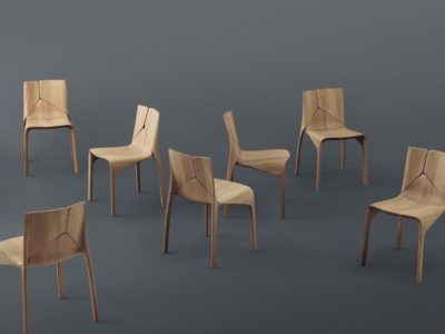 Seyun: madera, asimetría y buen gusto. Una silla de Zaha Hadid Design para Karimoku