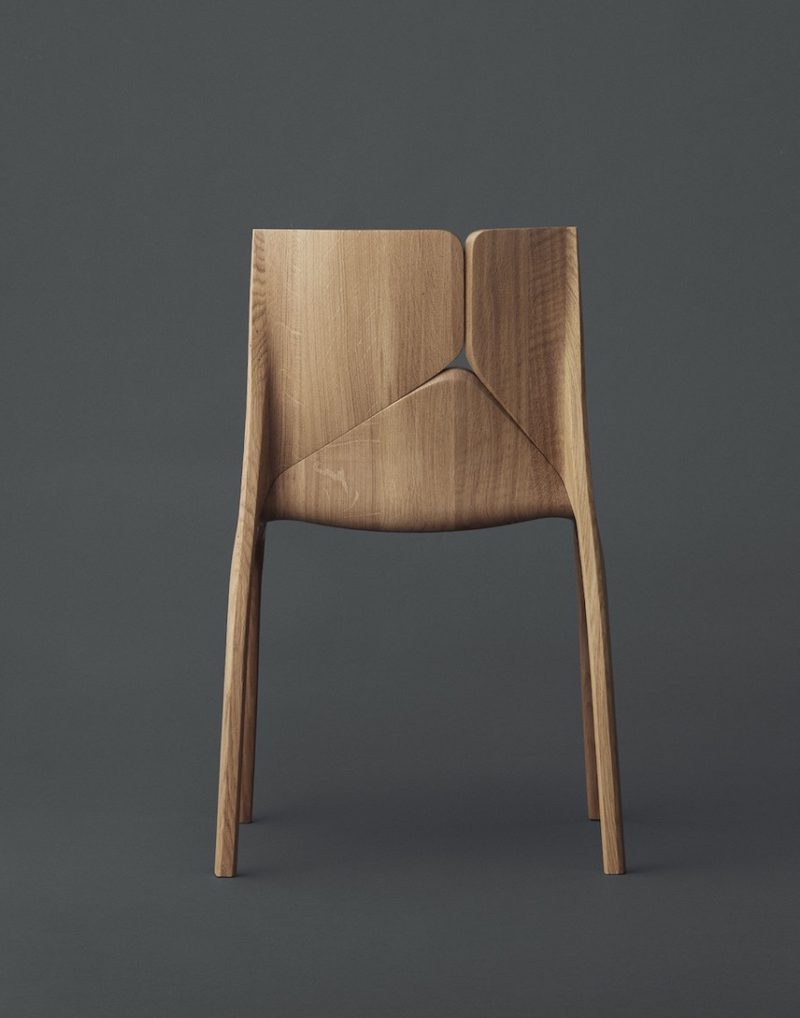 Seyun: madera, asimetría y buen gusto. Una silla de Zaha Hadid Design para Karimoku