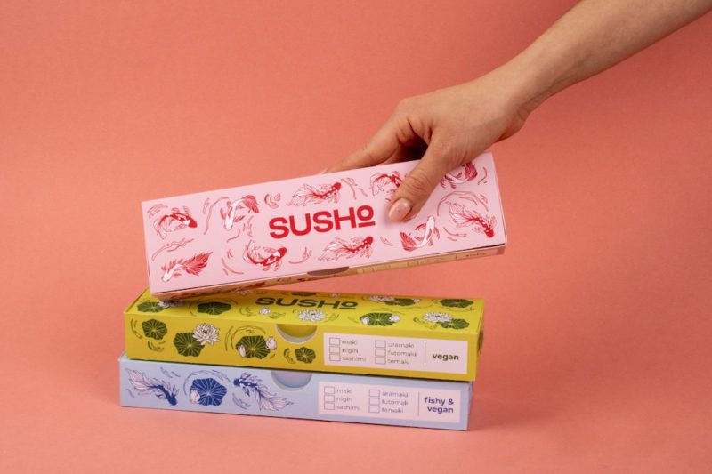 Susho, el ingenioso packaging para sushi de Nikolett László