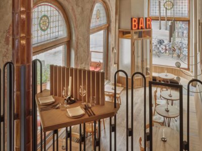 Gitane, un proyecto de Modijefsky. Gastronomía y diseño en un restaurante de época © Maarten Willemstein