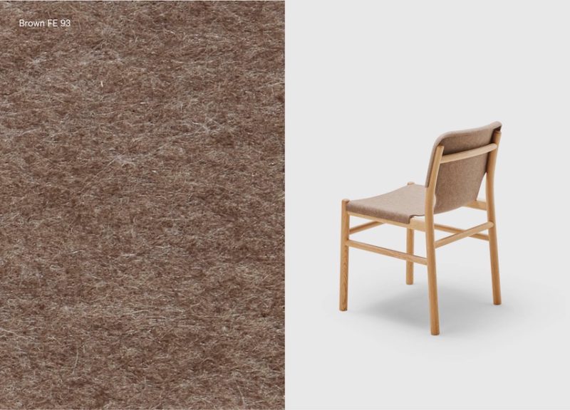 Xume, la silla "esencial" de Iratzoki y Lizaso. Diseño, madera y fieltro PET