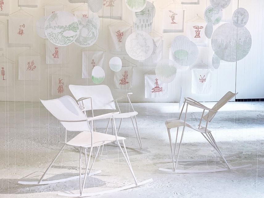 Te deseo un patio: instalación textil de Victoria Díaz Saravia en Lugano