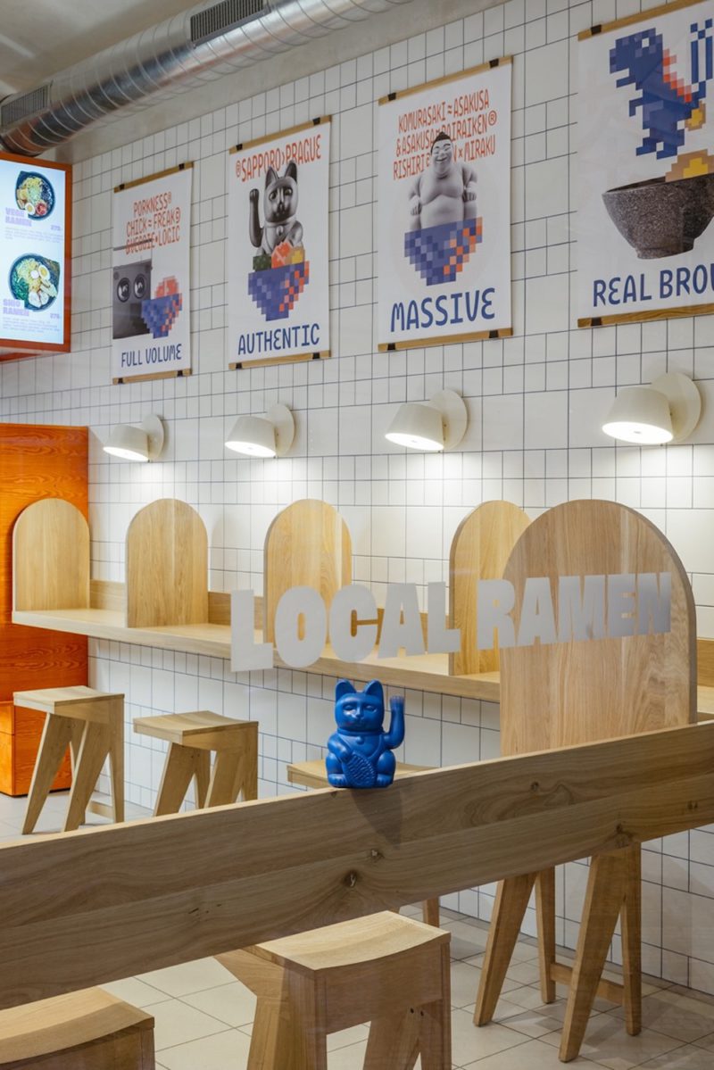 SOA firma Ramencraft. Una experiencia arquitectónica y gastronómica en el corazón de Praga. © Studio Flusser
