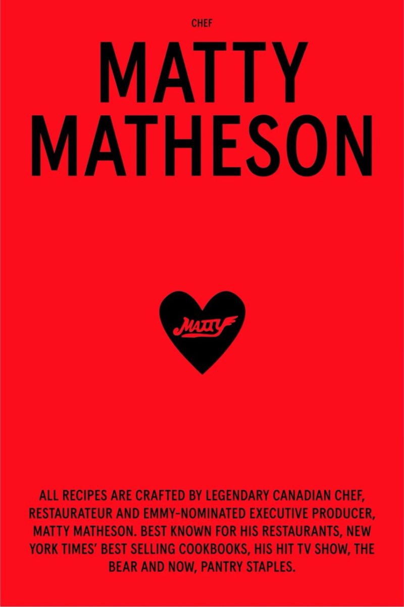 Wedge da vida a Matheson Food Company, la firma de alimentación de Matty Matheson
