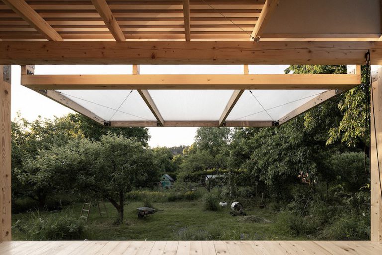 Byró presenta Zahradní Pavilon. Un refugio dentro de un refugio ...