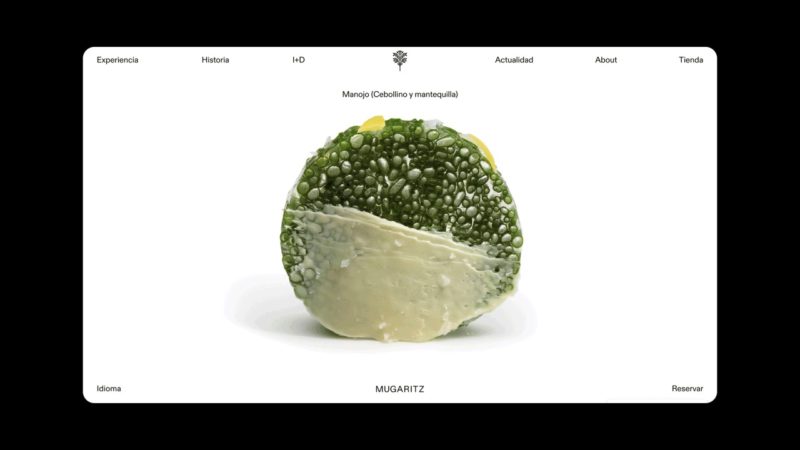 Knom desarrolla la web de Mugaritz. Una experiencia gastronómica de diseño
