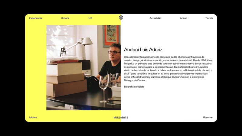 Knom desarrolla la web de Mugaritz. Una experiencia gastronómica de diseño