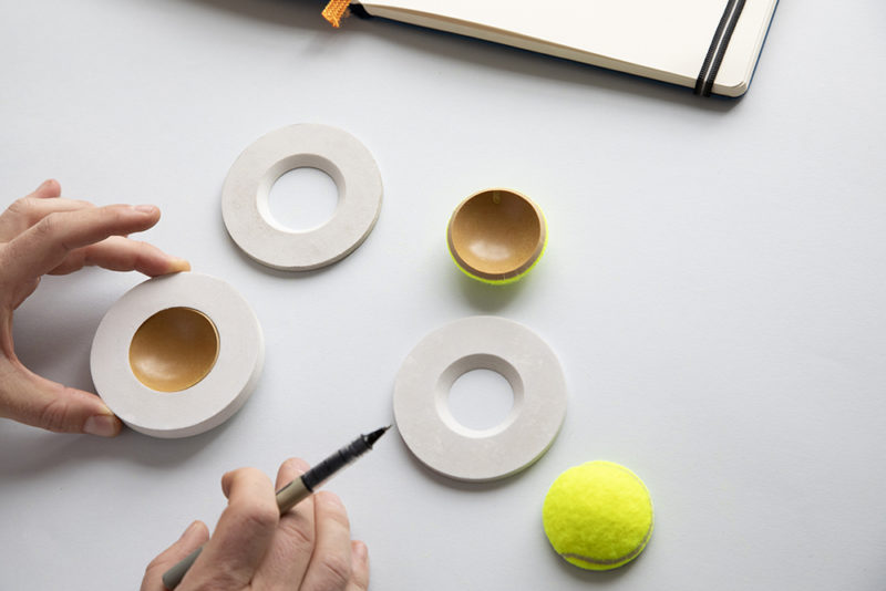 Rogue Projects da una nueva vida a las pelotas de tenis usadas